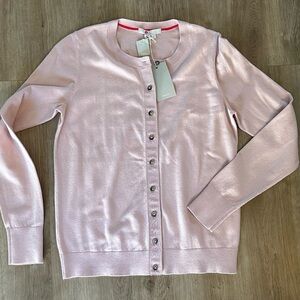 Boden blush cardigan sweater new M
